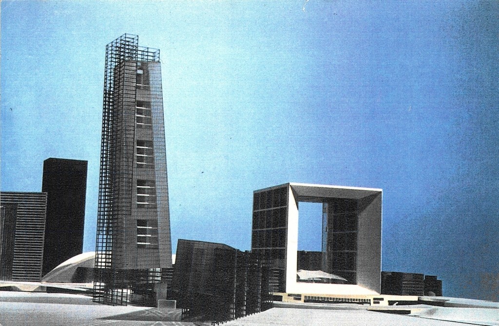 Triangle de la Folie II - maquette vue Ouest 1024×669